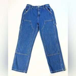 Old Navy Boys Size 18 Double Knee Style Medium Blue Wash Jeans